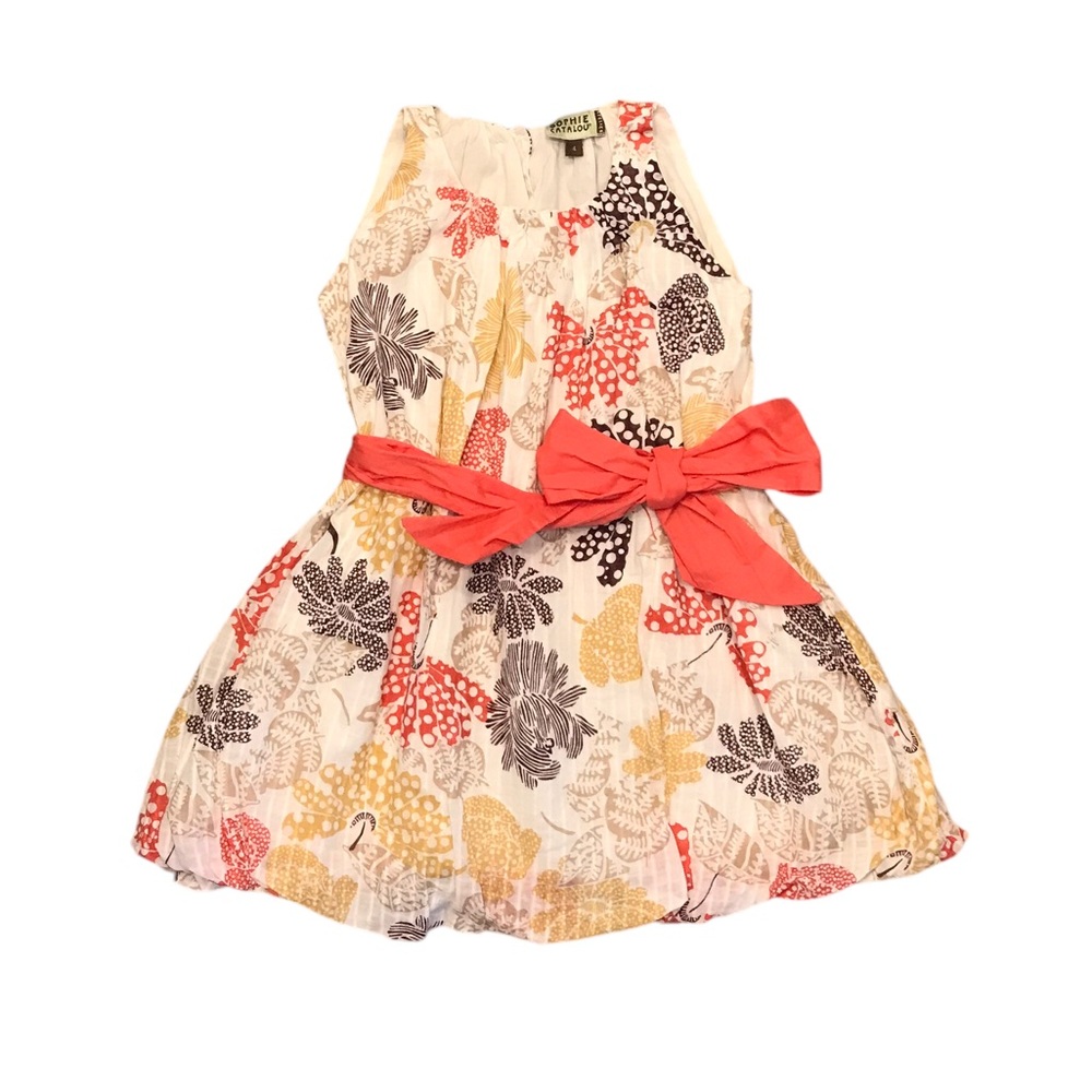 🆕 Sophie Catalou Gauze Cotton Floral Dress